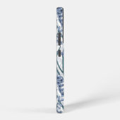 Coque Samsung Galaxy Fleurs Blue Hyacinth sur blanc (Côté droit)