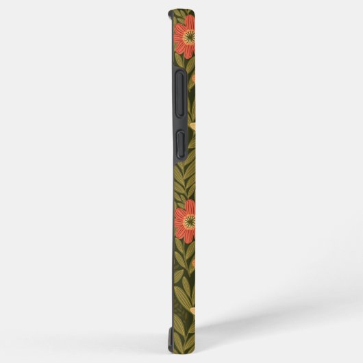 Coque Samsung Galaxy Fleurs bohèmes dans les tons terre (Côté droit)