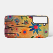Coque Samsung Galaxy Fleurs Bohémiens Colorés (Verso Horizontal)