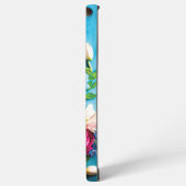 Coque Samsung Galaxy Fleurs colorées (Côté gauche)