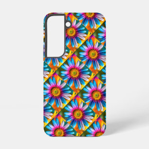 Coque Samsung Galaxy Fleurs colorées mignonnes Motif