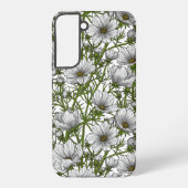 Coque Samsung Galaxy Fleurs cosmos blanches (Verso)