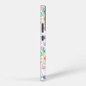 Coque Samsung Galaxy Fleurs d'aquarelle et feuilles (Côté droit)
