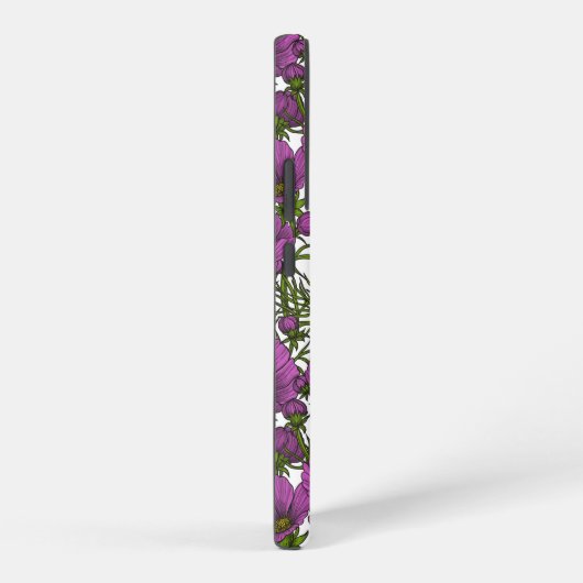 Coque Samsung Galaxy Fleurs de cosmos violet (Côté droit)