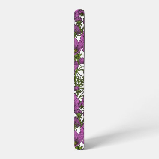 Coque Samsung Galaxy Fleurs de cosmos violet (Côté gauche)