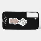 Coque Samsung Galaxy Fleurs de Gypsophile (Verso Horizontal)