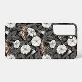 Coque Samsung Galaxy Fleurs de lune et sphinx Moths 2 (Verso Horizontal)