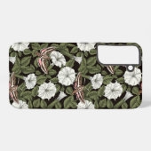 Coque Samsung Galaxy Fleurs de lune et sphinxes (Verso Horizontal)