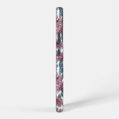 Coque Samsung Galaxy Fleurs de maïs roses et bleues, fleurs sauvages su (Côté droit)