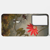 Coque Samsung Galaxy Fleurs de passion avec tête de colibris (Côté gauche)