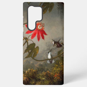 Coque Samsung Galaxy Fleurs de passion avec tête de colibris