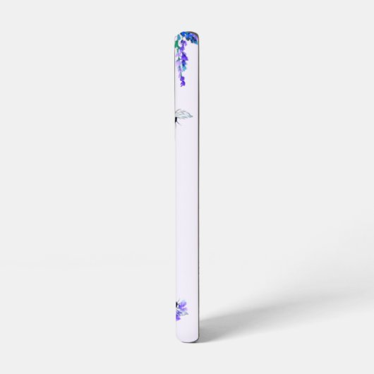 Coque Samsung Galaxy Fleurs de printemps et abeilles volent (Côté gauche)