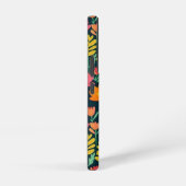 Coque Samsung Galaxy Fleurs feuilles design coloré (Côté droit)