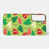 Coque Samsung Galaxy Fleurs flamingo colorées motif (Verso Horizontal)