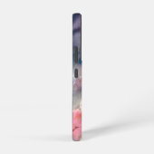 Coque Samsung Galaxy Fleurs mauves (Côté droit)