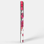 Coque Samsung Galaxy Fleurs mauves roses super rétro spirale géométriqu (Côté droit)