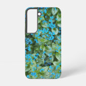 Coque Samsung Galaxy Fleurs Petit Bleu Brunnera Floral (Verso)