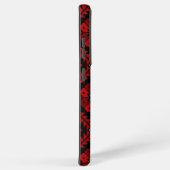 Coque Samsung Galaxy Fleurs rouges Palestine Broderie tatreez Motif (Côté droit)