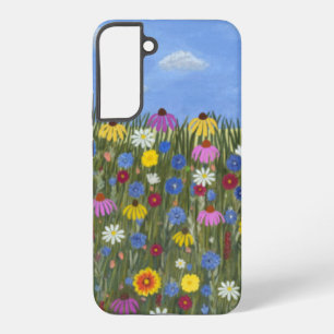 Coque Samsung Galaxy Fleurs sauvages avec des marguerites