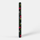 Coque Samsung Galaxy Fleurs sauvages en noir (Côté droit)