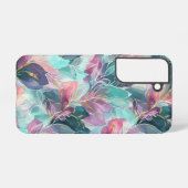 Coque Samsung Galaxy Fleurs Tons de Bijoux (Verso Horizontal)
