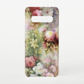 Coque Samsung Galaxy Fleurs vintages (Dos)