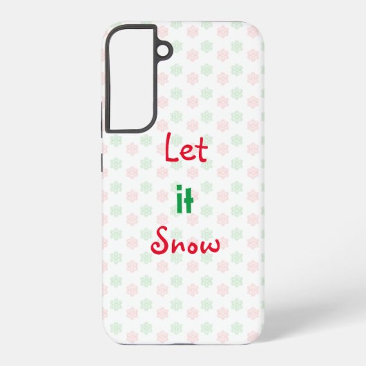 Coque Samsung Galaxy flocon de neige de Noël (Verso)