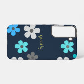 Coque Samsung Galaxy Floral moderne rustique (Verso Horizontal)