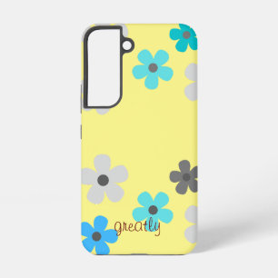 Coque Samsung Galaxy Floral moderne rustique