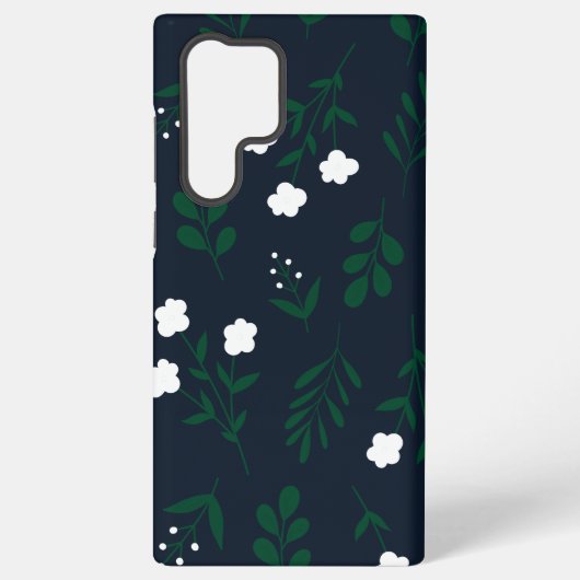 Coque Samsung Galaxy Floral rustique (Verso)