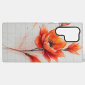 Coque Samsung Galaxy Flore Dream Design Fleur élégant (Verso Horizontal)