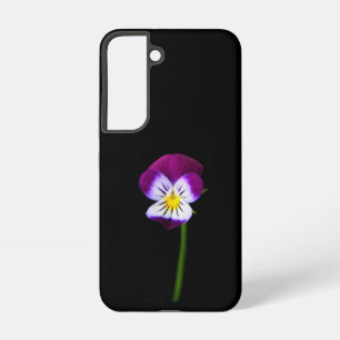 Coque Samsung Galaxy Flore violette sgcnm