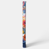 Coque Samsung Galaxy Flowers and Ocean Waves (Côté gauche)