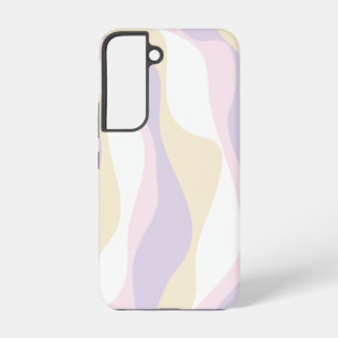 Coque Samsung Galaxy Flux et reflux 4 - Rose pastel, Jaune et Violet