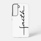 Coque Samsung Galaxy Foi de script noir simple moderne (Verso)