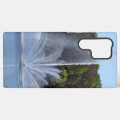 Coque Samsung Galaxy Fontaine Sur Un Lac Samsung (Verso Horizontal)