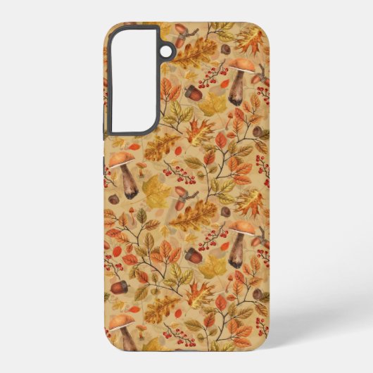 Coque Samsung Galaxy Forêt automnale sur ocre (Verso)