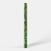 Coque Samsung Galaxy Forêt de bambou sur bleu clair (Côté droit)