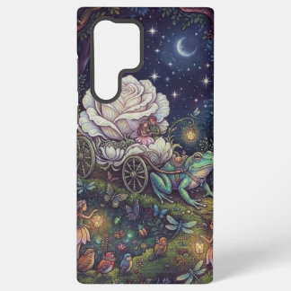 Coque Samsung Galaxy Forêt féerique de fantasy sombre de minuit Gothiqu