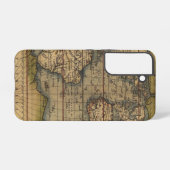 Coque Samsung Galaxy Forme d'ortelius de la carte du monde (Verso Horizontal)