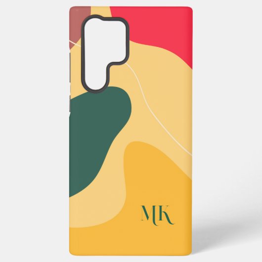 Coque Samsung Galaxy Formes organiques modernes composition arrière - p (Verso)