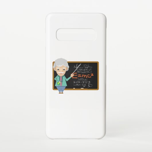 Coque Samsung Galaxy Formule EMC2 du professeur de sciences (Dos)