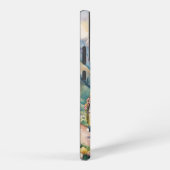 Coque Samsung Galaxy Fourgon à aquarelle avec plaque d'immatriculation (Côté droit)