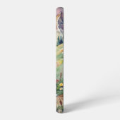 Coque Samsung Galaxy Fourgon à aquarelle avec plaque d'immatriculation (Côté gauche)