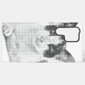 Coque Samsung Galaxy Fourrure en demi-teinte (Verso Horizontal)