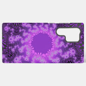 Coque Samsung Galaxy Fractale violette colorée (Verso Horizontal)