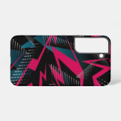 Coque Samsung Galaxy Fracture de Crimson Abstrait Red Energy Shards (Verso Horizontal)