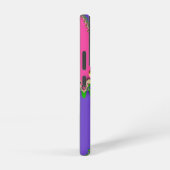 Coque Samsung Galaxy Fractures violettes roses Monogrammes (Côté droit)