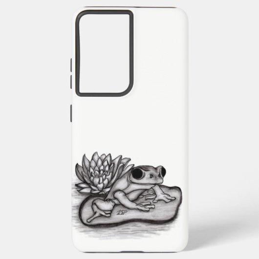 Coque Samsung Galaxy Froggy avec Lotus Flower (Verso)