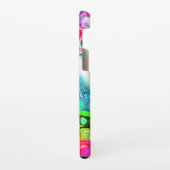 Coque Samsung Galaxy Frottes colorées Art numérique Abstrait moderne (Côté gauche)